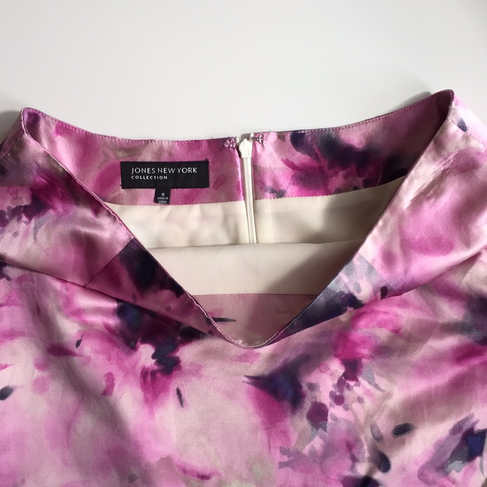 Jones NY Silk Pencil Skirt - Picture 3 of 8